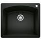 Blanco Diamond Single Dual Mount Sink in Coal Black, , large