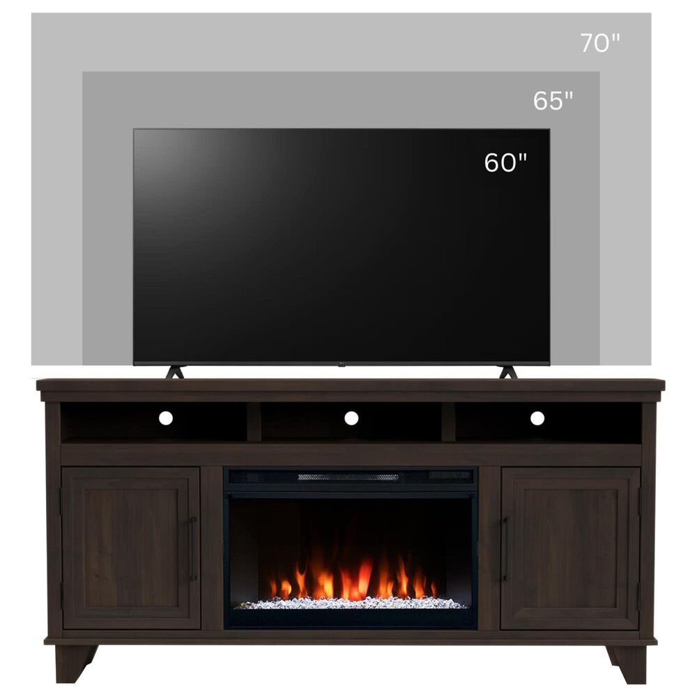Legends Home Sonoma 64" Fireplace Console in Java, , large