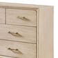 Furniture of America Sandnes 6-Piece Queen Bedroom Set in Light Oak, , large
