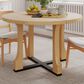Hearth and Haven Dining Table in Natural Ash - Table Only, , large