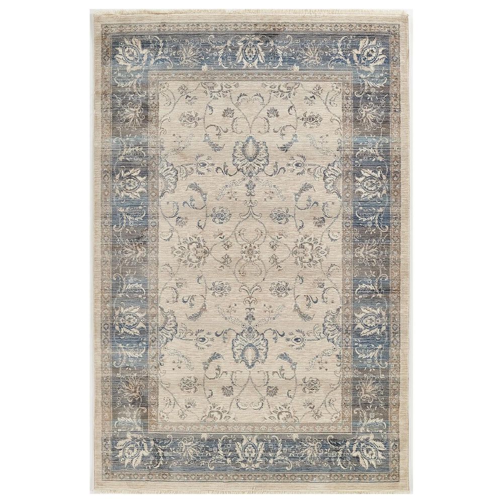 Momeni Izmir IZ-02 9" x 12" Blue Area Rug, , large
