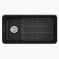 Kohler Cairn 33.5" Single Bowl Sink in Matte Black, , large