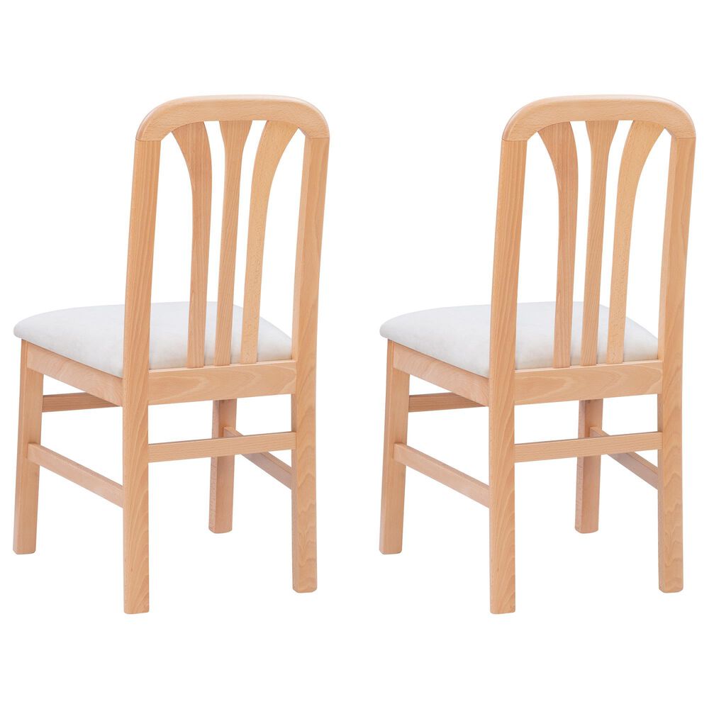Linon Home Decor Pamela Side Chair in Natural (Set of 2), , large