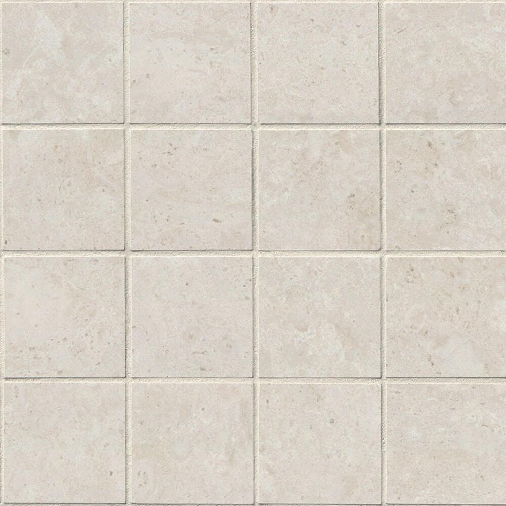 MS International Girona Marfil 3" x 3" on 12" x 12" Porcelain Mosaic Tile, , large