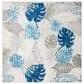 Safavieh Cabana CBN831F 8" Square Grey and Blue Indoor/Outdoor Area Performance Rug, , large