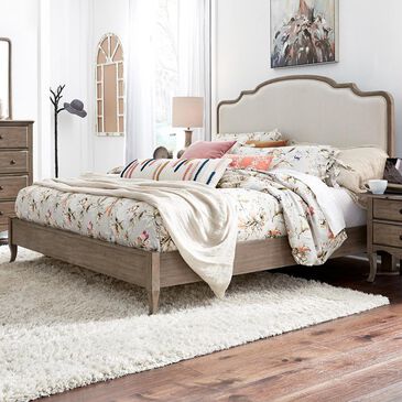 Riva Ridge Provence Queen Platform Bed in Patine, , large
