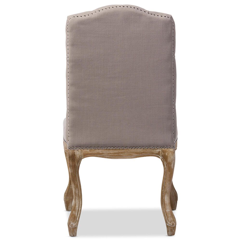 Baxton Studio Hudson Side Chair in Weathered Oak, , large