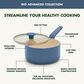 Green Pan Rio Advanced 2-Quart Saucepan with Lid in Dutch Blue, , large
