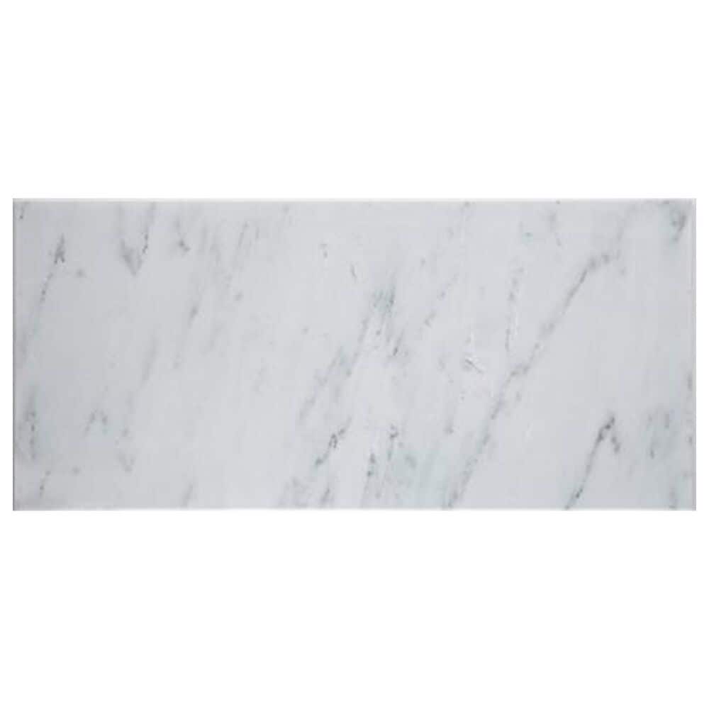Soho Studio Honed Marble Asian Statuary 12" x 24" Marble Tile, , large