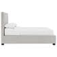Bernhardt Morgan King Upholstered Panel Bed in Cream, , large