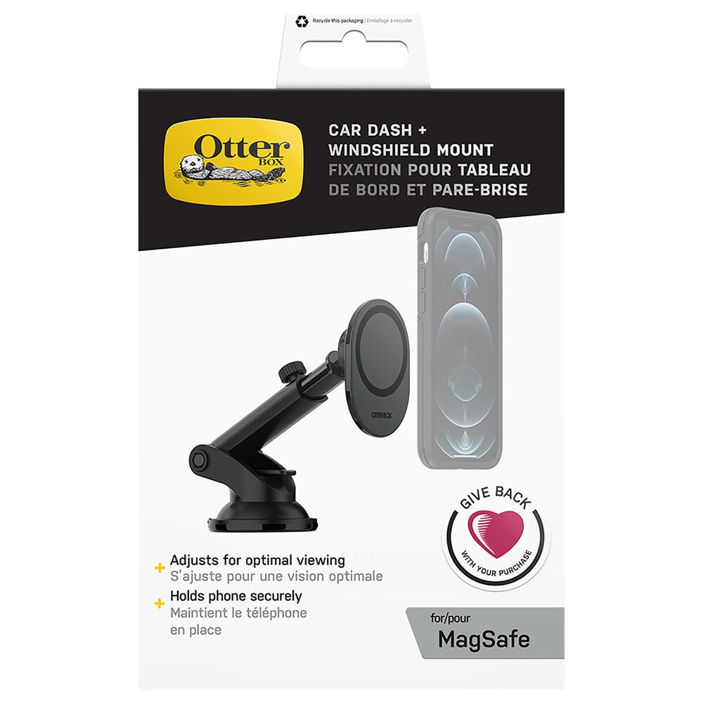 OtterBox Car Dash and Windshield Mount for MagSafe in Black, , large