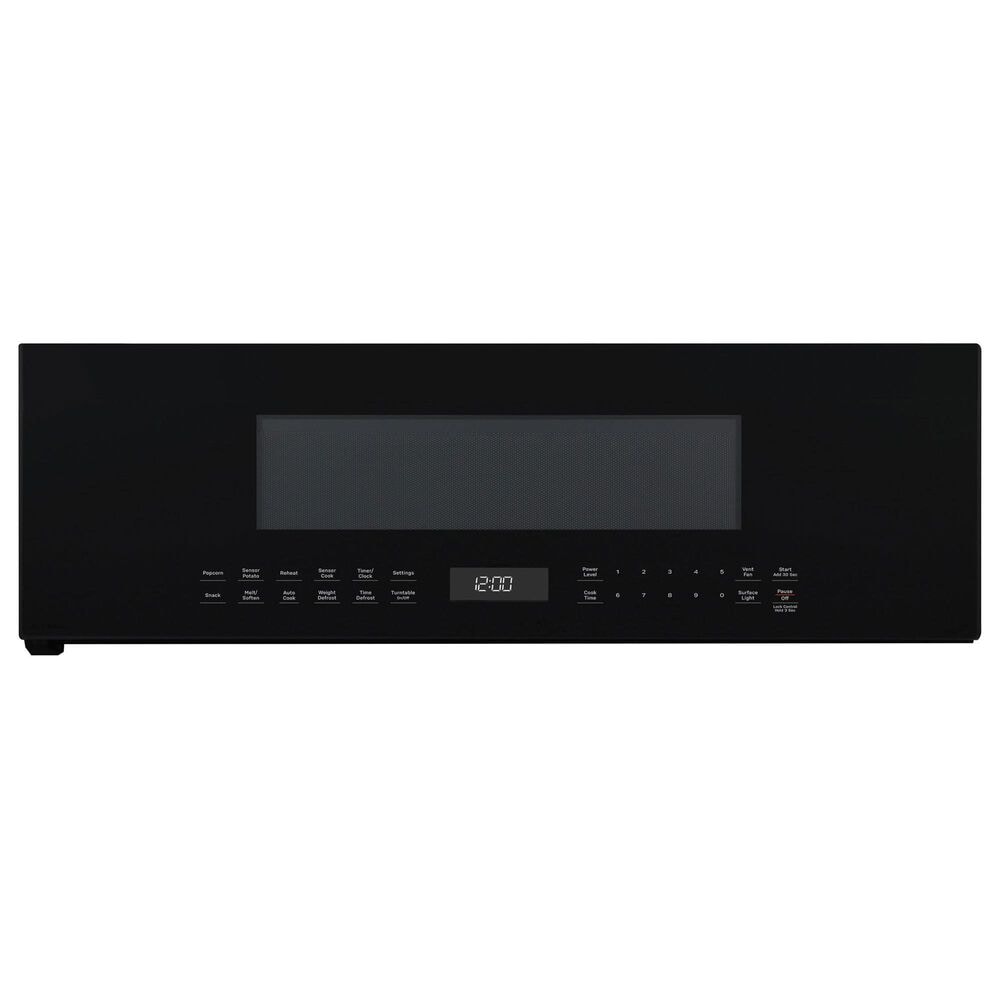 GE Profile 1.2 Cu. Ft. Over-the-Range Low Profile Sensor Microwave Oven in Black, , large