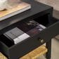 Safavieh Berlynne Nightstand in Black and Natural, , large