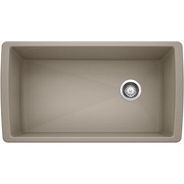 Blanco Diamond Super Single Bowl Kitchen Sink in Truffle, , large
