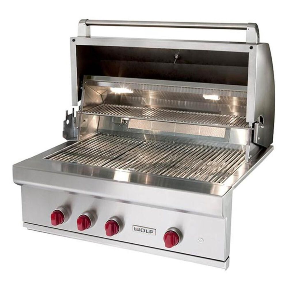 Wolf 36"" Outdoor Natural Gas Grill in Stainless Steel, , large