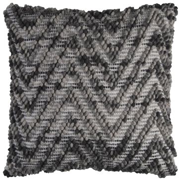 Rizzy Home 20" x 20" Chevron Down Pillow in Gray, , large
