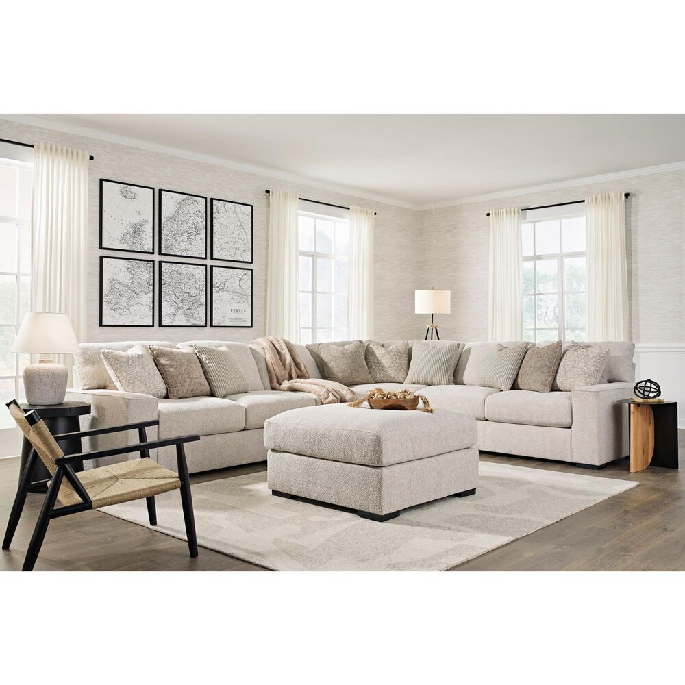 Ashley Ballyton Oversized Accent Ottoman in Sand, , large