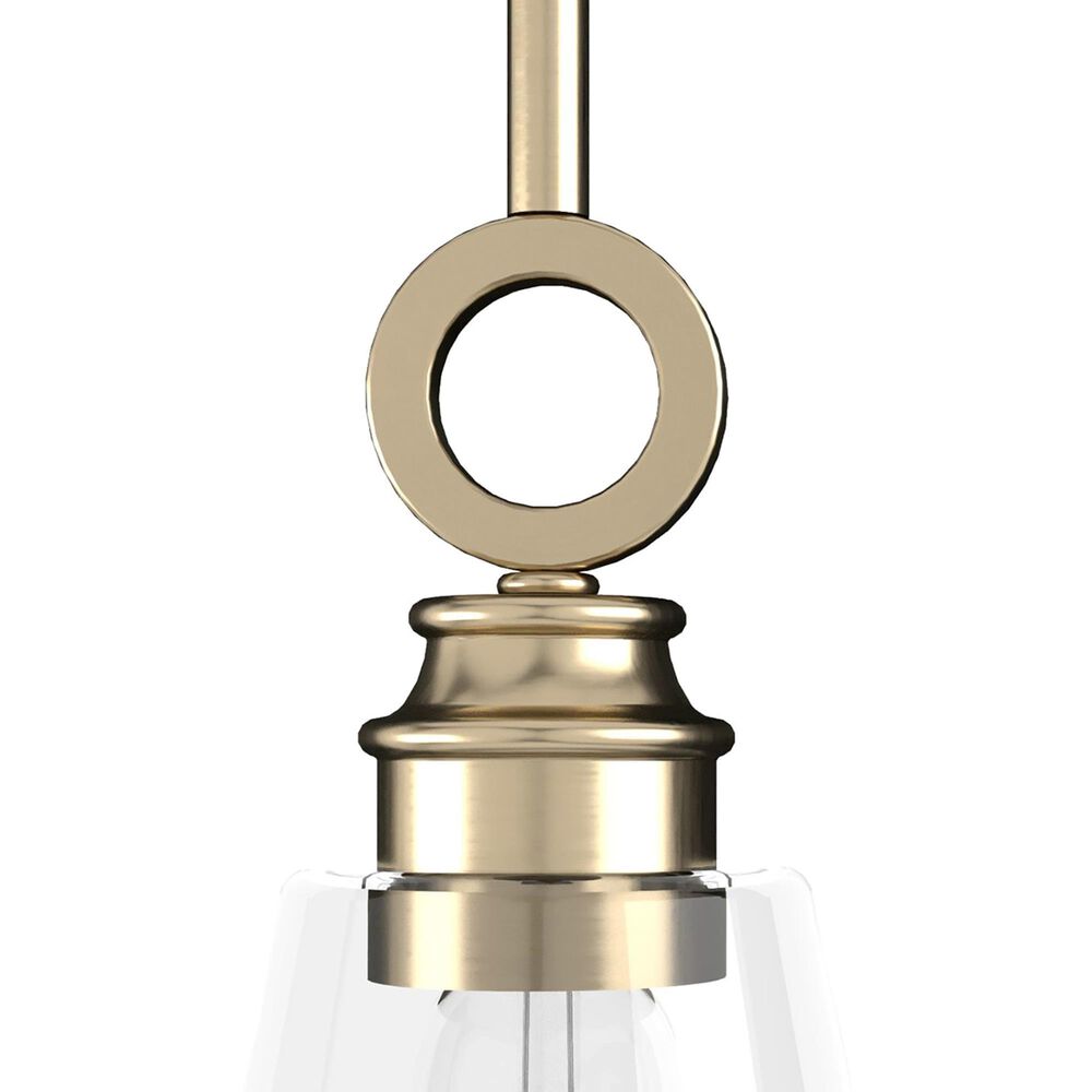 Hunter Klein 6&quot; 1-Light Pendant with Clear Shade in Alturas Gold, , large
