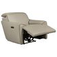 Superb Leather Leather Power Recliner in Myrtle Light Grey, , large