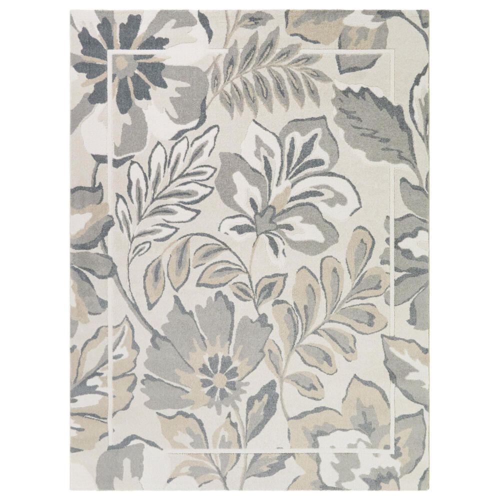 Balta Rugs Resist Orchard Blue and Beige 5"3" x 7" Area Rug, , large