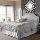 Baxton Studio Avignon Full Upholstered Headboard in Greyish Beige, , large