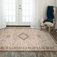RIZZY Iconic Oriental 3"11" x 5"6" Neutral, Brown and Green Area Rug, , large