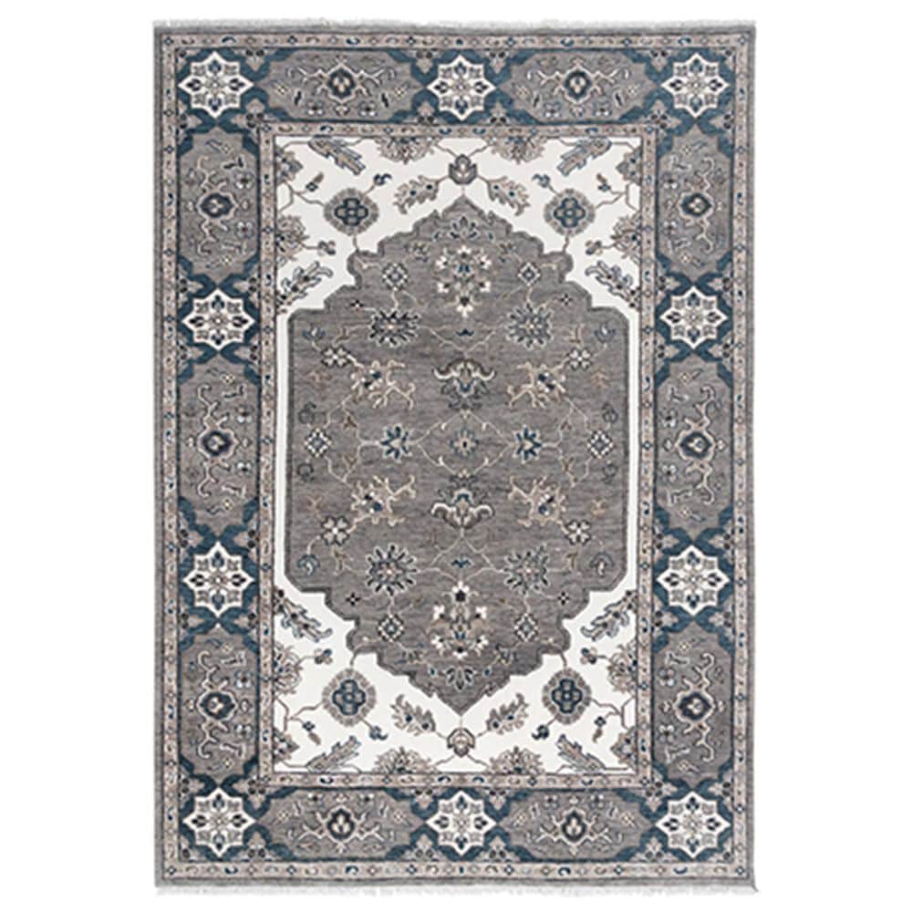 RIZZY Historia 8" x 11" Gray and Ivory Area Rug, , large
