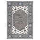 RIZZY Historia 8" x 11" Gray and Ivory Area Rug, , large