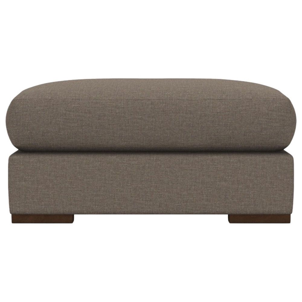 Rowe Furniture Maddox Ottoman in Charcoal Brown, , large