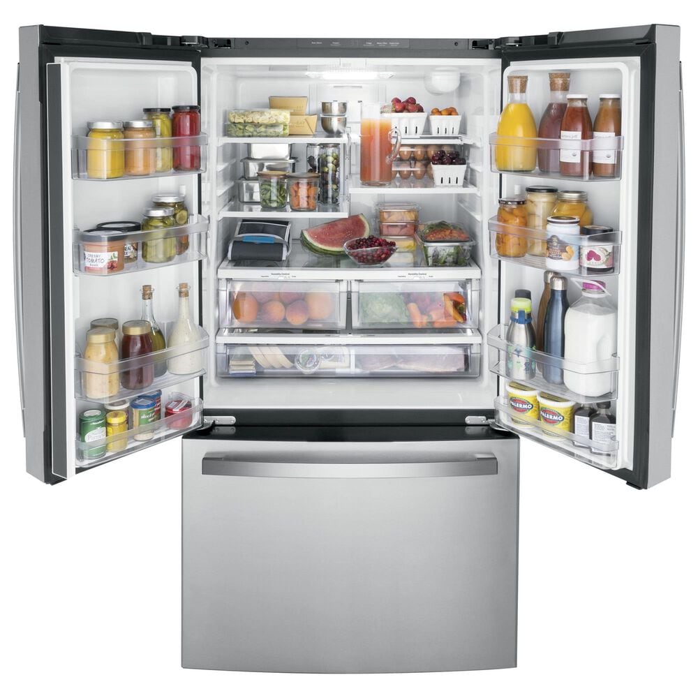 GE Appliances 21.9 Cu. Ft. French Door Refrigerator in Fingerprint Resistant Stainless, , large