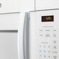 GE Appliances 1.6 Cu. Ft. Over the Range Microwave Oven with 1000 Watts in White, , large