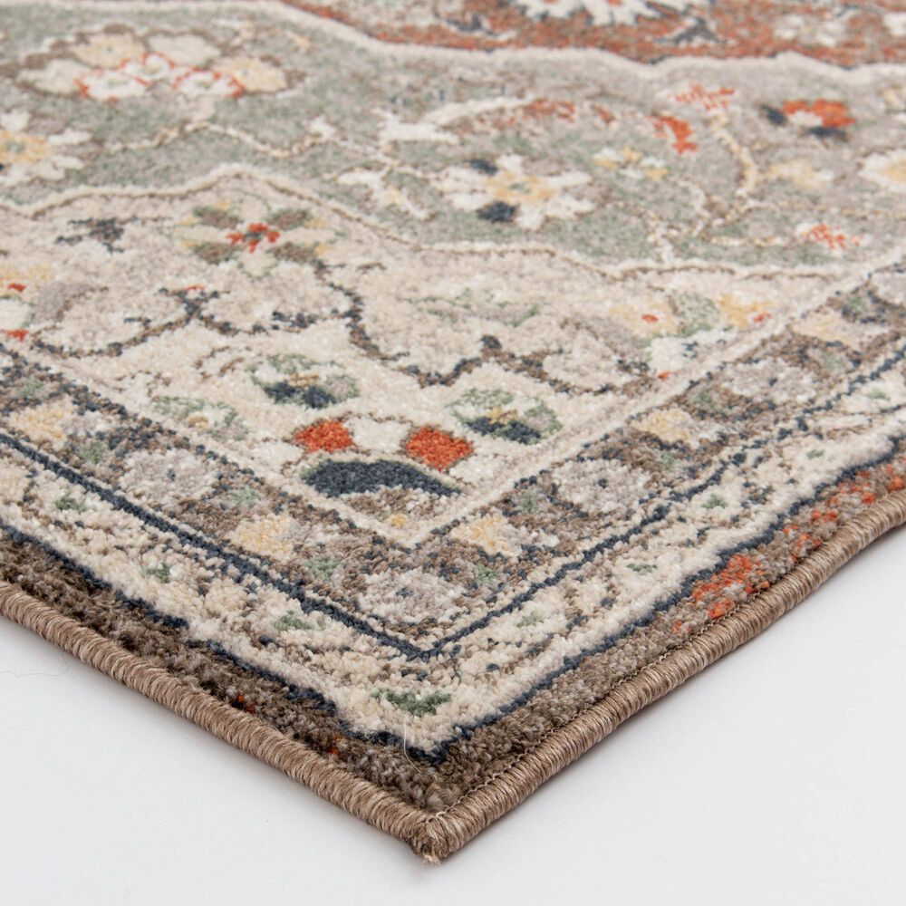 Central Oriental Minerva Corelia 5&#39; x 7&#39;3&quot; Latte and Storm Area Rug, , large