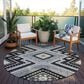 Dalyn Rug Company Portico PO5 Black 8" Round Area Rug, , large