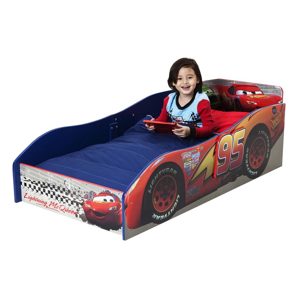 Delta Disney Cars Wood Toddler Bed, , large