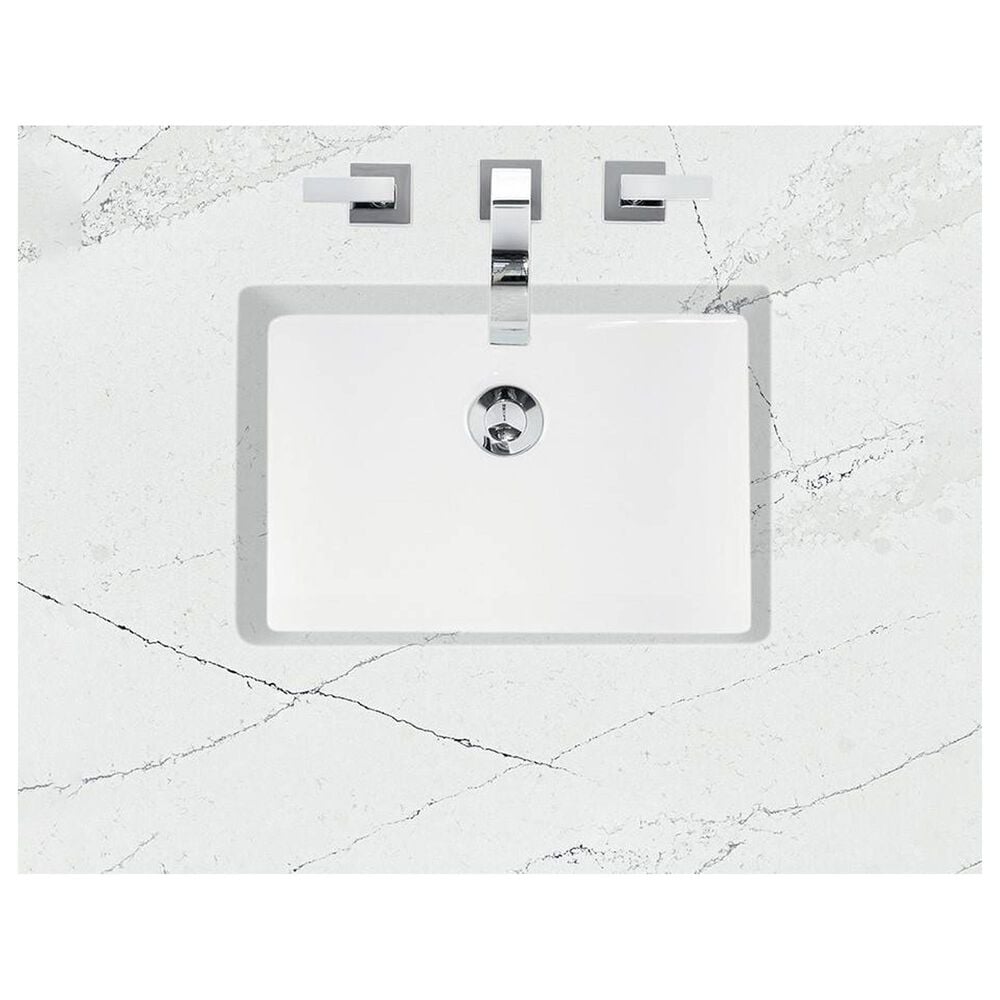 James Martin Vanities Breckenridge 48&quot; Single Bathroom Vanity in Light Natural Oak with 3 cm Ethereal Noctis Quartz Top and Rectangular Sink, , large