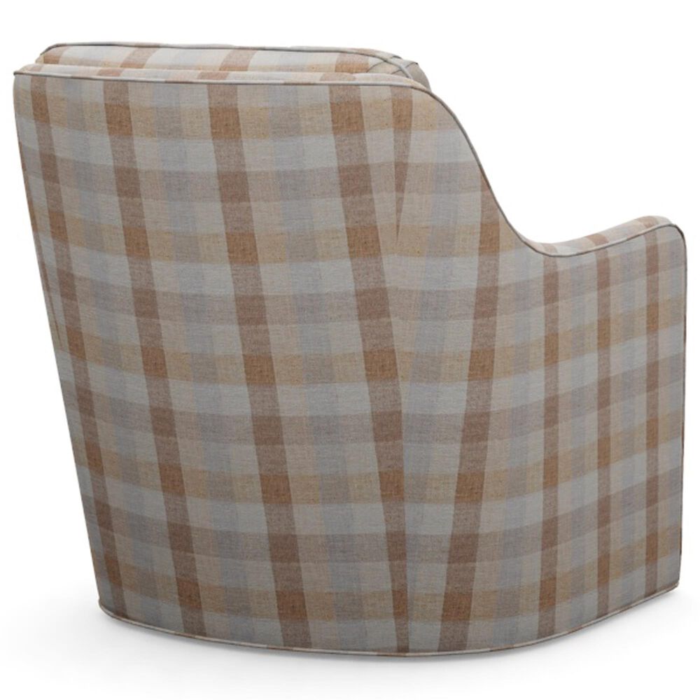 Lexington Home Brands Glenhaven Swivel Chair in Mixed Plaid, , large