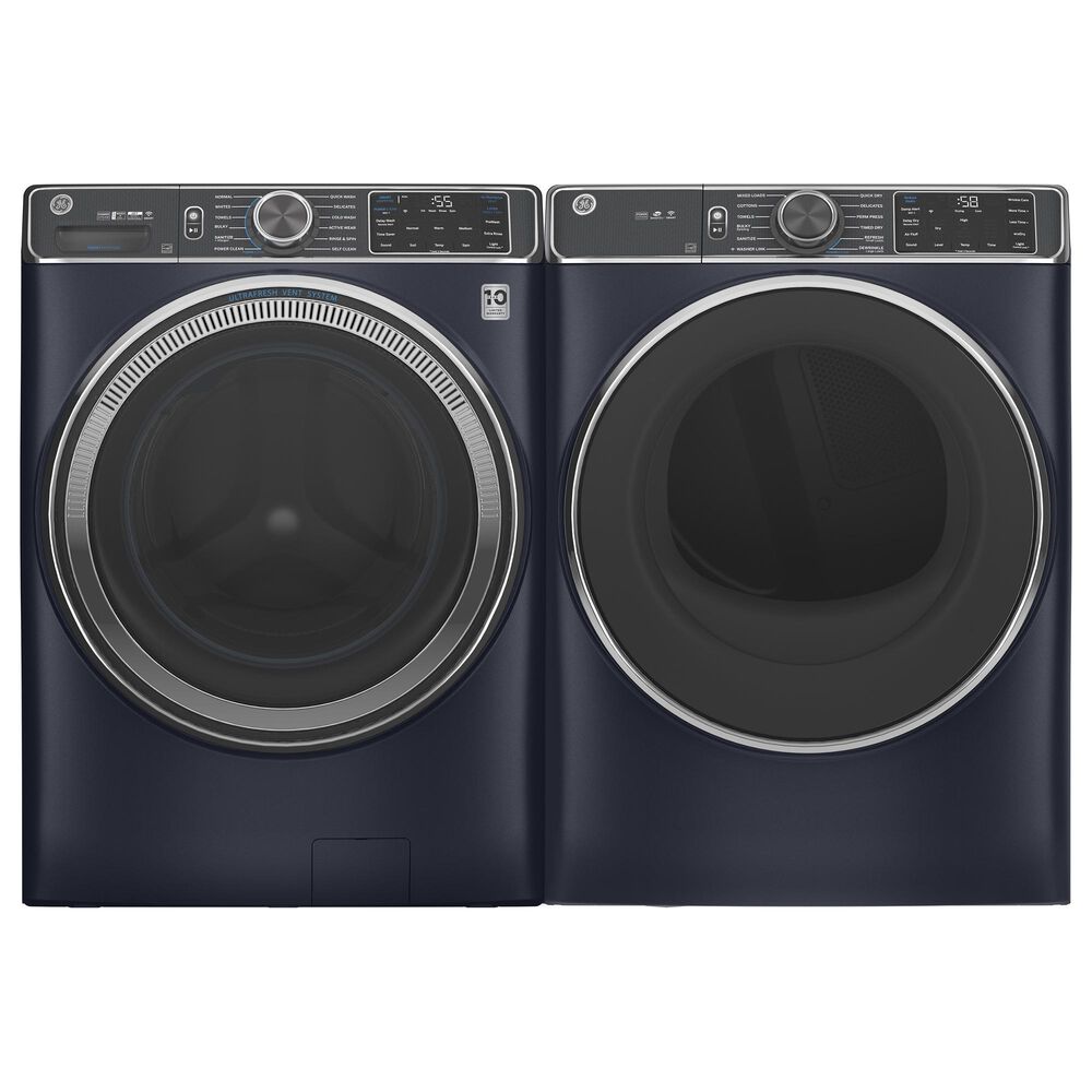GE Appliances 7.8 Cu. Ft. Gas Dryer with Steam Cycle in Sapphire Blue, , large