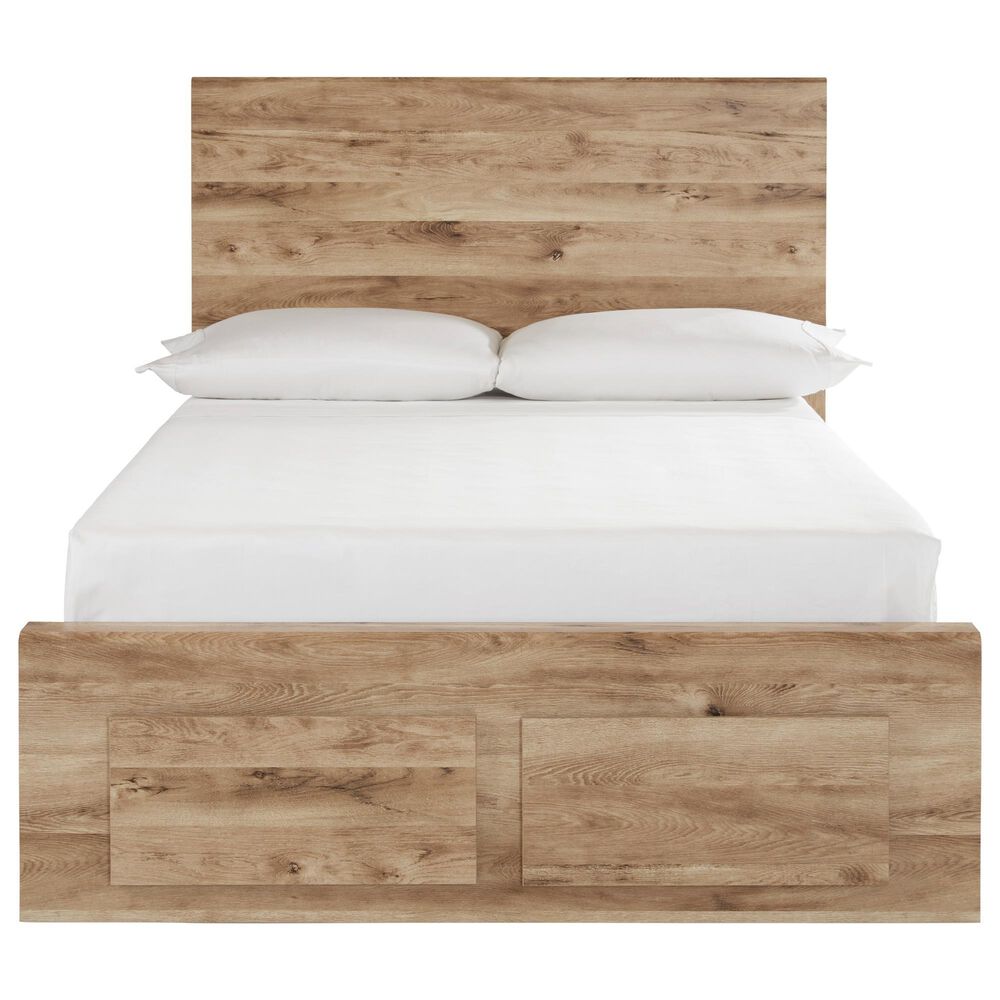 Ashley Hyanna Full Panel Storage Bed in Tan Brown, , large