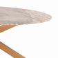 Home Trends & Design Malibu and Peabody 7-Piece Oval Dining Set in Antique Gold and Sawar White, , large