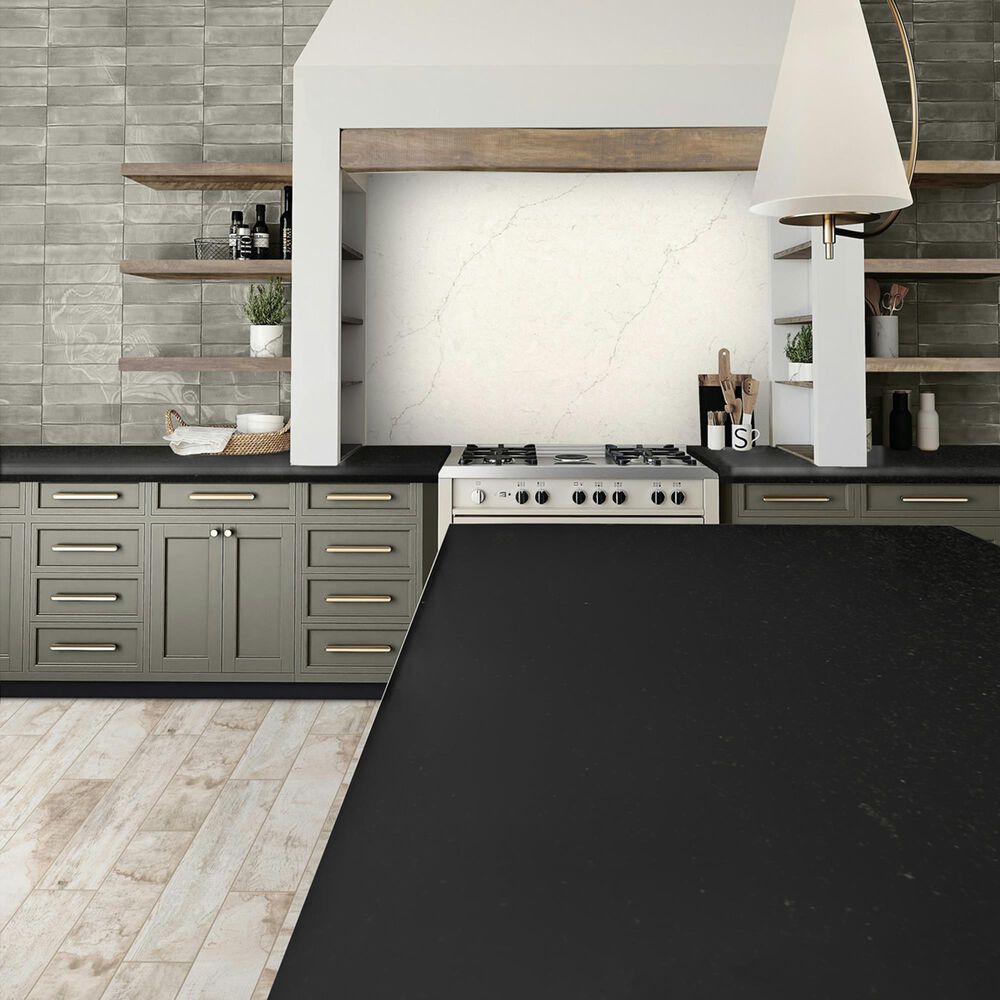NFM Custom Countertops Black Pearl 3cm Granite Countertop, , large