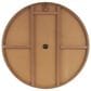 Maple and Jade Large Decorative Wall Clock in Oiled Black and Gold, , large