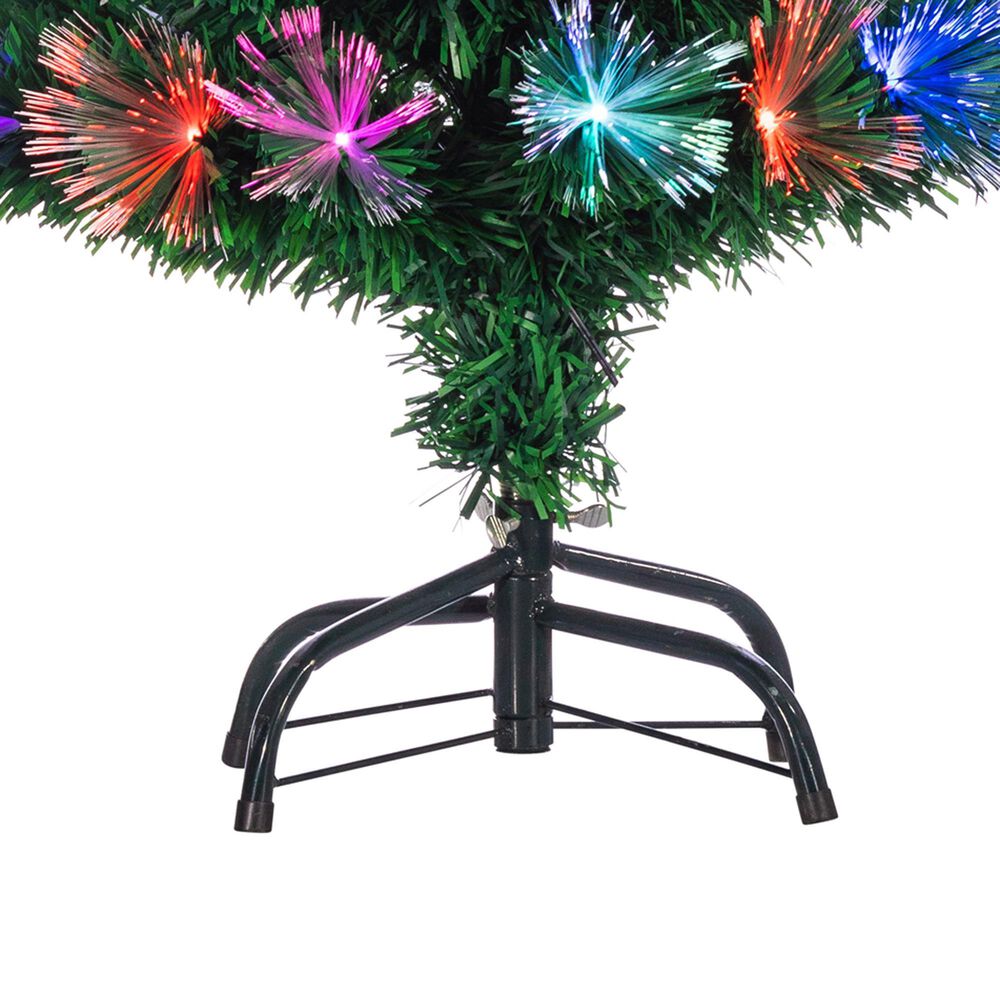 The Gerson Company 4&#39; High Color-Changing Christmas Tree in Multicolor, , large