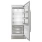 Fulgor Milano 21.54 Cu. Ft. Built-In Column Refrigerator with Right Hinge in Stainless Steel and Panel Ready, , large