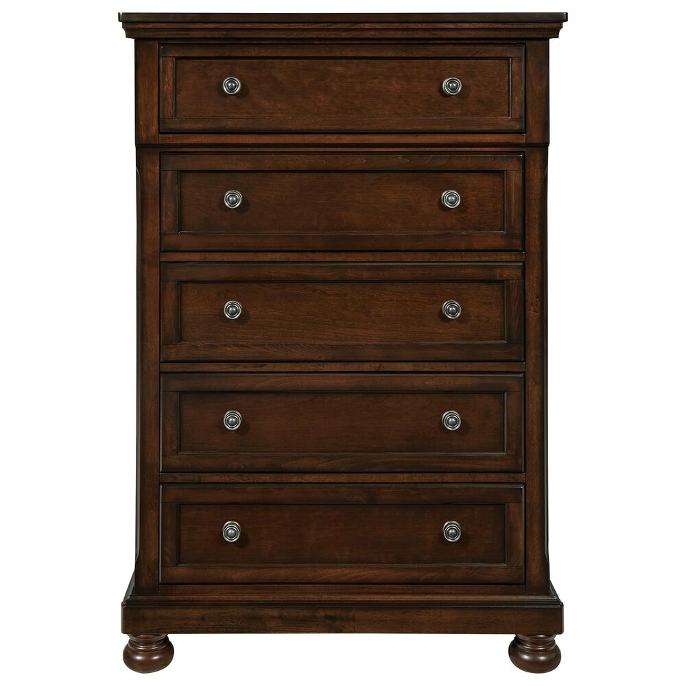 Millenium Porter 5-Piece King Storage Bedroom Set in Rustic Brown, , large
