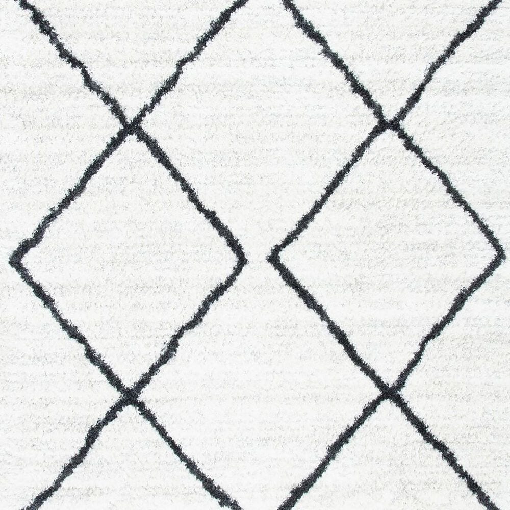 Safavieh August Shag AUG572A 9&#39; x 12&#39; Ivory and Black Area Rug, , large