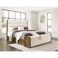Ashley Marxmore California King Upholstered Storage Panel Bed in Brown, , large