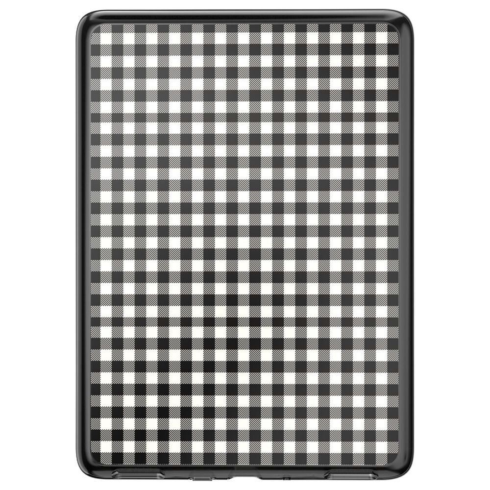 PopSockets MagSafe Case for Kindle 11th Gen in Black and White Gingham, , large