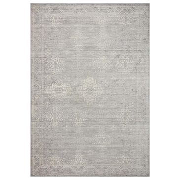 Loloi Indra 2"6" x 4" Silver and Ivory Area Rug, , large