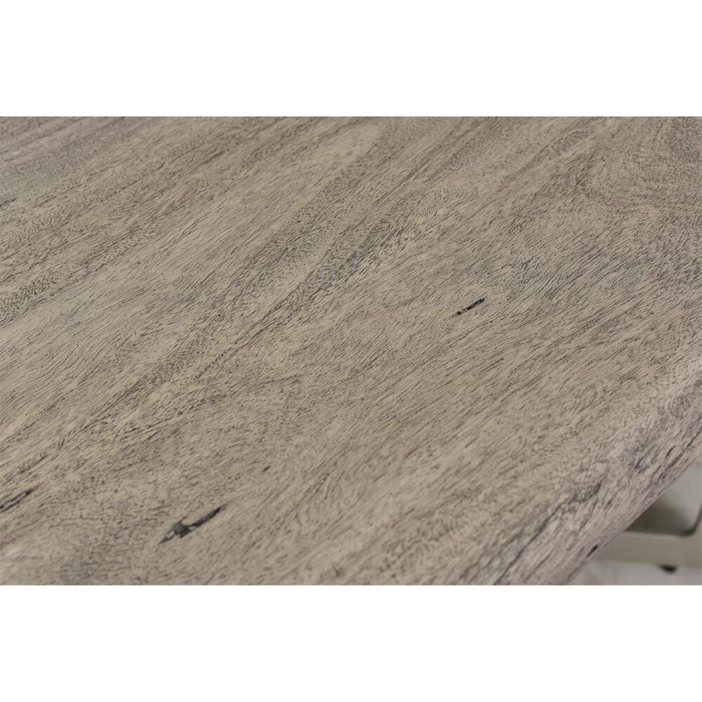 Shannon Hills Waverley Live Edge Bench in Sandblasted Gray Nebraska Furniture Mart