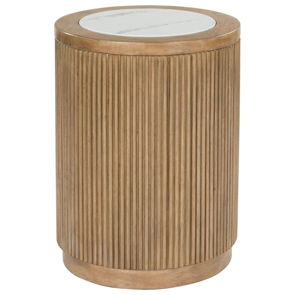 Ashley Camdill End Table in Light Brown and White, , large